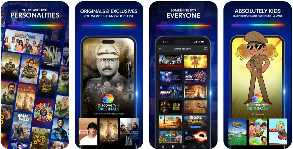 Discovery+ Video Streaming App